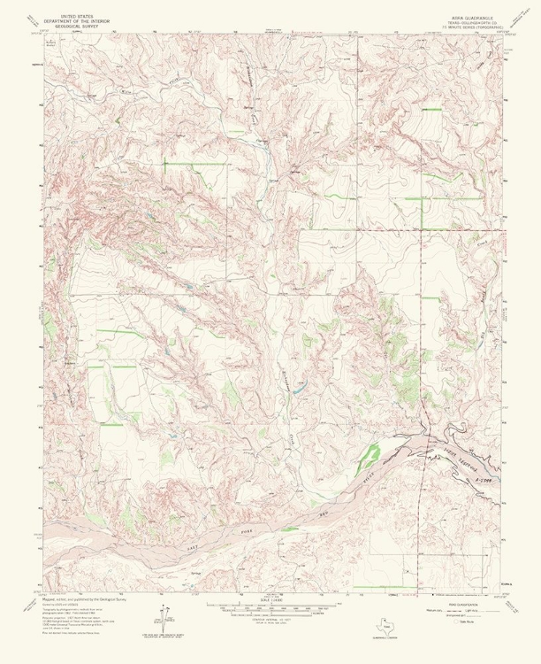 Picture of ABRA TEXAS QUAD - USGS 1967