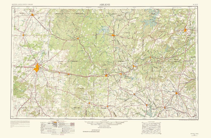 Picture of ABILENE TEXAS QUAD - USGS 1966