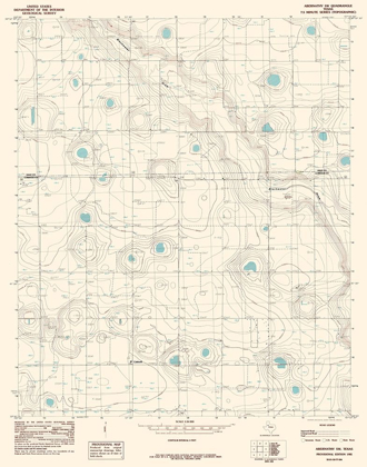 Picture of SOUTH WEST ABERNATHY TEXAS QUAD - USGS 1985