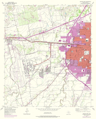 Picture of WEST ABILENE TEXAS QUAD - USGS 1957