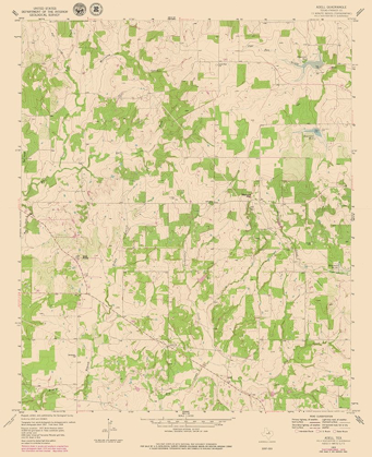 Picture of ADELL TEXAS QUAD - USGS 1959