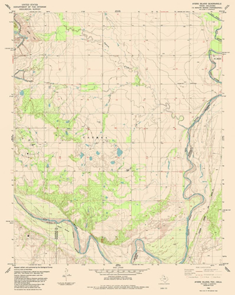 Picture of AYERS ISLAND TEXAS QUAD - USGS 1985