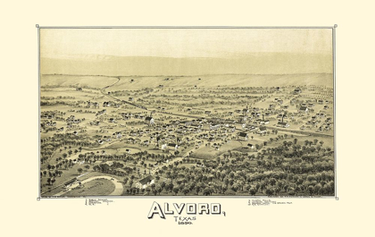 Picture of ALVORD TEXAS - FOWLER 1890