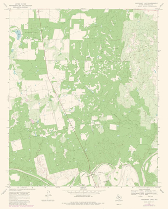 Picture of ASPERMONT LAKE TEXAS QUAD - USGS 1969