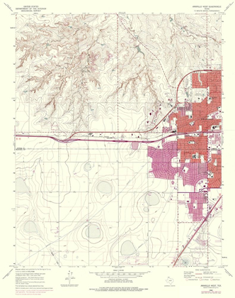 Picture of WEST AMARILLO TEXAS QUAD - USGS 1960