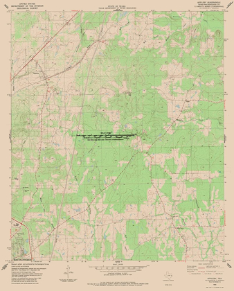 Picture of APPLEBY TEXAS QUAD - USGS 1983