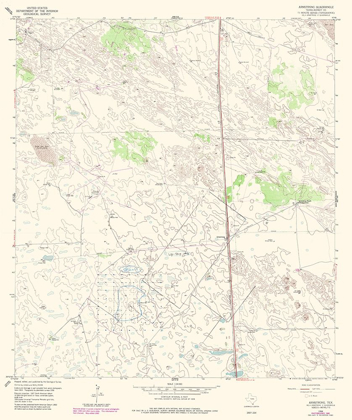 Picture of ARMSTRONG TEXAS QUAD - USGS 1956