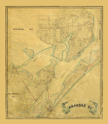 Picture of ARANSAS COUNTY TEXAS - 1883