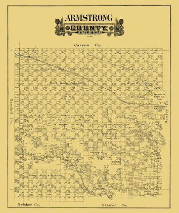 Picture of ARMSTRONG COUNTY TEXAS - 1888