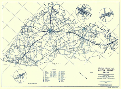 Picture of AUSTIN TEXAS HIGHWAY - HIGHWAY DEPT 1936