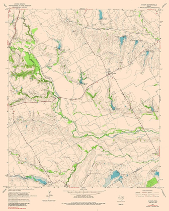 Picture of AVALON TEXAS QUAD - USGS 1976