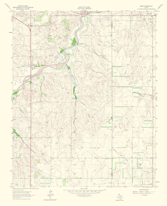 Picture of BACK TEXAS QUAD - USGS 1967