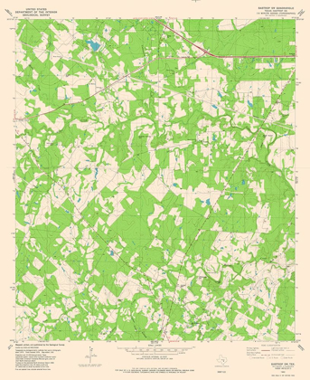 Picture of SOUTH WEST BASTROP QUAD - USGS 1982