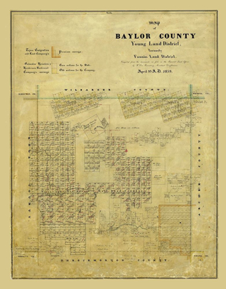 Picture of BAYLOR COUNTY TEXAS - ROSENBERG 1859