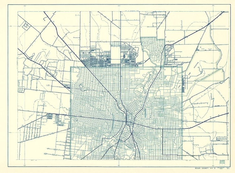 Picture of BEXAR TEXAS HIGHWAY - HIGHWAY DEPT 1936