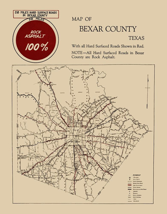 Picture of BEXAR TEXAS ROAD - 1923