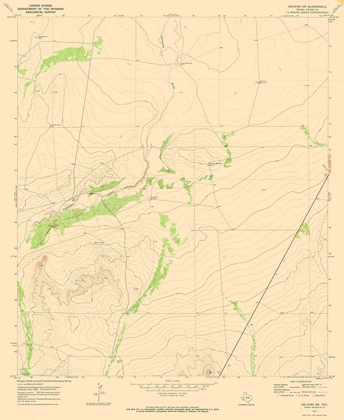 Picture of SOUTH WEST BELDING TEXAS QUAD - USGS 1970