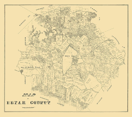 Picture of BEXAR COUNTY TEXAS - 1879