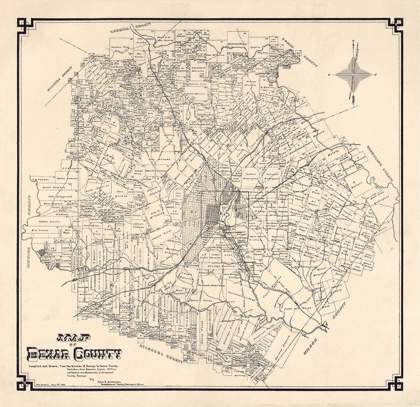 Picture of BEXAR COUNTY TEXAS - 1887