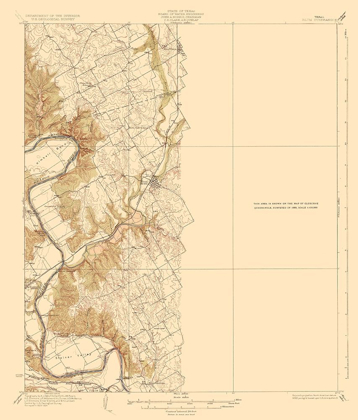 Picture of BLUM TEXAS QUAD - USGS 1889