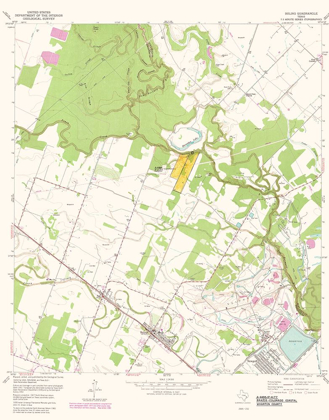 Picture of BOLING TEXAS QUAD - USGS 1981