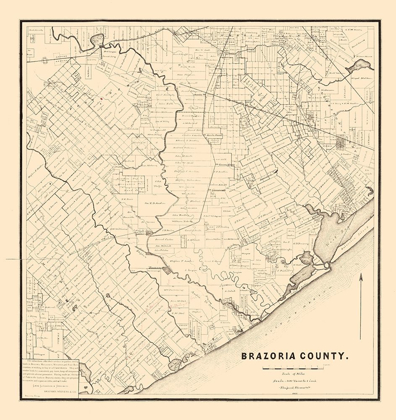 Picture of BRAZORIA COUNTY TEXAS - 1877