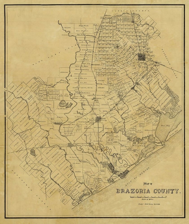 Picture of BRAZORIA COUNTY TEXAS - 1918