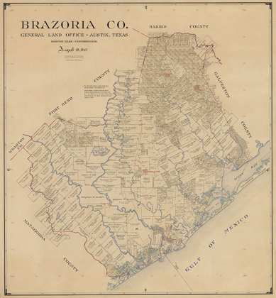 Picture of BRAZORIA COUNTY TEXAS - 1947