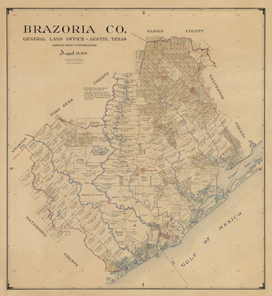 Picture of BRAZORIA COUNTY TEXAS - 1947