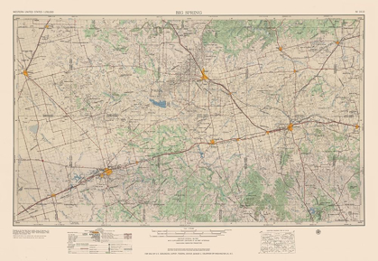 Picture of BIG SPRING TEXAS QUAD - USGS 1954