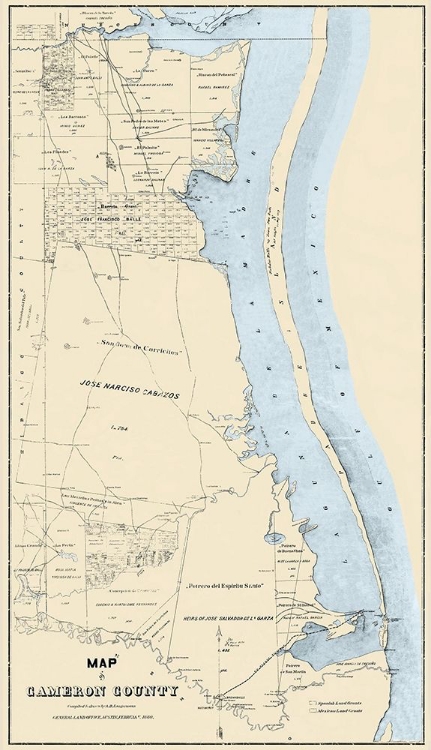 Picture of CAMERON TEXAS LANDOWNER - LANGERMANN 1880