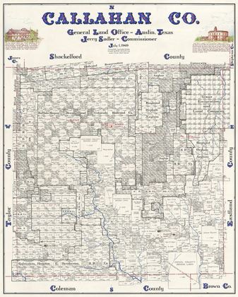 Picture of CALLAHAN COUNTY TEXAS - SADLER 1869