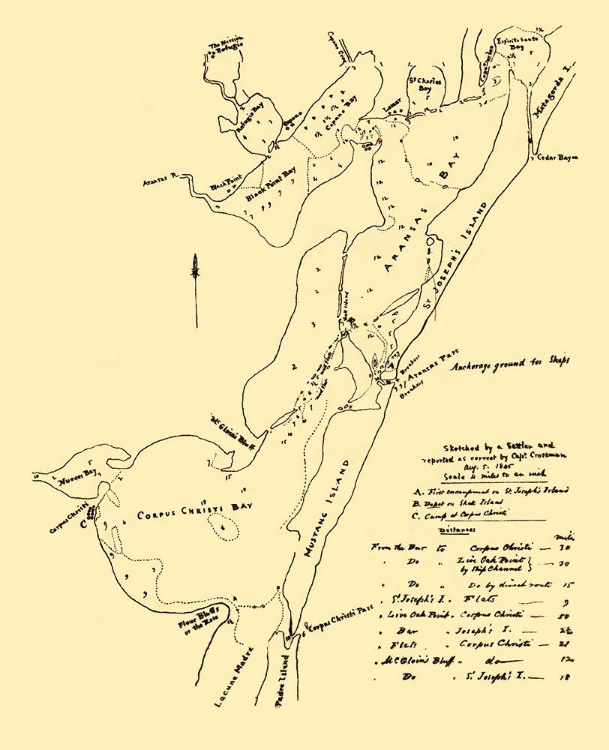 Picture of CORPUS CHRISTI WATERWAYS - 1845