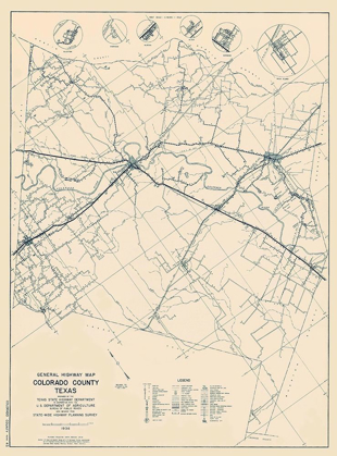 Picture of COLORADO TEXAS HIGHWAY - HIGHWAY DEPT 1936