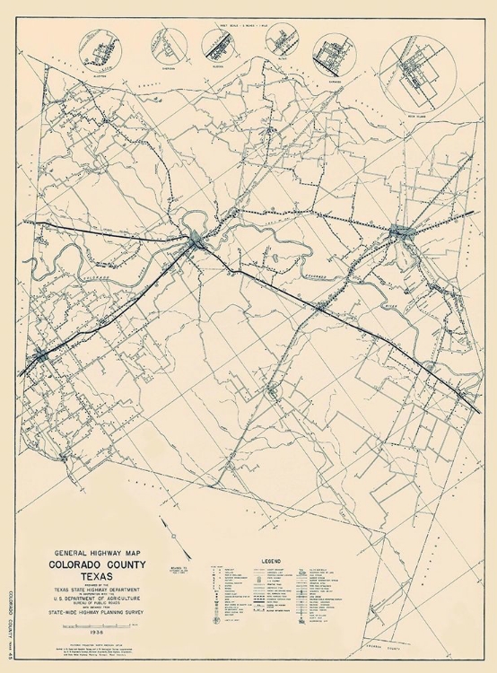 Picture of COLORADO TEXAS HIGHWAY - HIGHWAY DEPT 1936