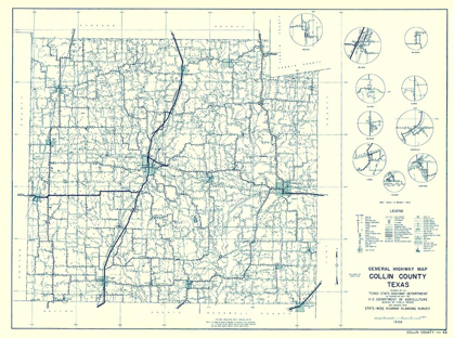 Picture of COLLIN TEXAS HIGHWAY - HIGHWAY DEPT 1936