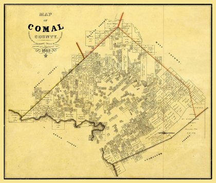 Picture of COMAL COUNTY TEXAS - ROSENBERG 1862