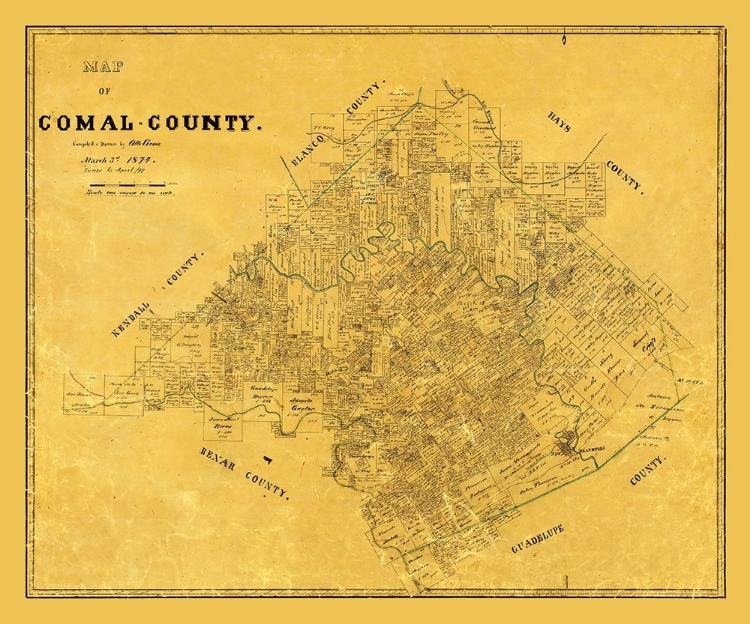 Picture of COMAL COUNTY TEXAS - GROOS 1874