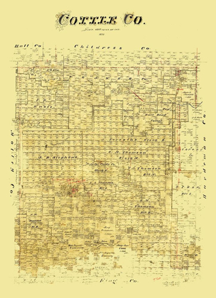 Picture of COTTLE COUNTY TEXAS - 1890