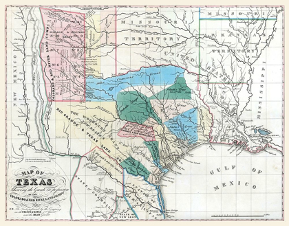 Picture of TEXAS - COLORADO RIVER - KONEN MARCHE 1835