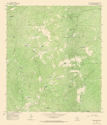 Picture of CIBOLO RANCH TEXAS QUAD - USGS 1965