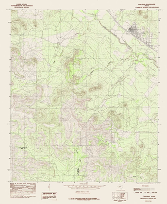 Picture of CARLSBAD TEXAS QUAD - USGS 1984