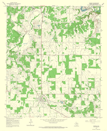 Picture of CARBON TEXAS QUAD - USGS 1966