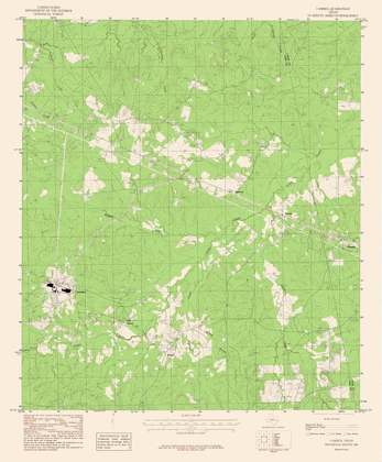 Picture of CAMDEN TEXAS QUAD - USGS 1979