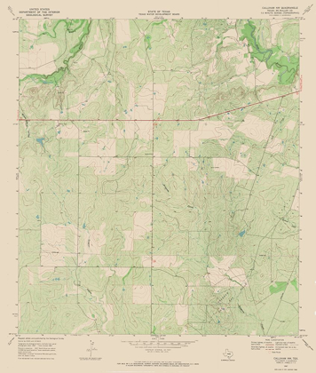 Picture of CALLIHAM TEXAS QUAD - USGS 1967