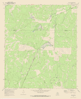 Picture of CALLAN TEXAS QUAD - USGS 1970