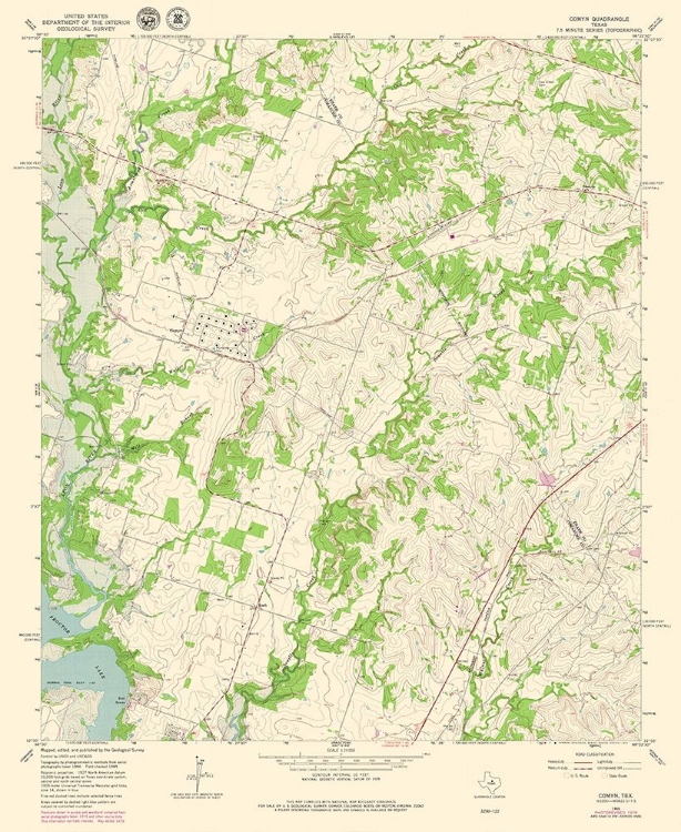 Picture of COMYN TEXAS QUAD - USGS 1965