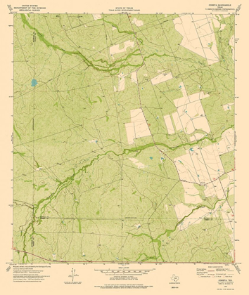 Picture of COMETA TEXAS QUAD - USGS 1974