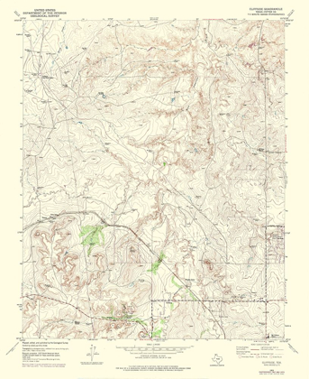 Picture of CLIFFSIDE TEXAS QUAD - USGS 1973