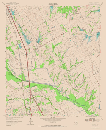 Picture of CHATFIELD TEXAS QUAD - USGS 1961